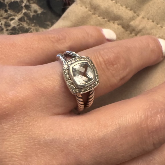 David Yurman Petite Albion ring with Diamonds - Picture 4 of 5